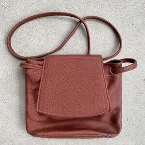 Tom Thomas Brown Cowhide Leather Backpack